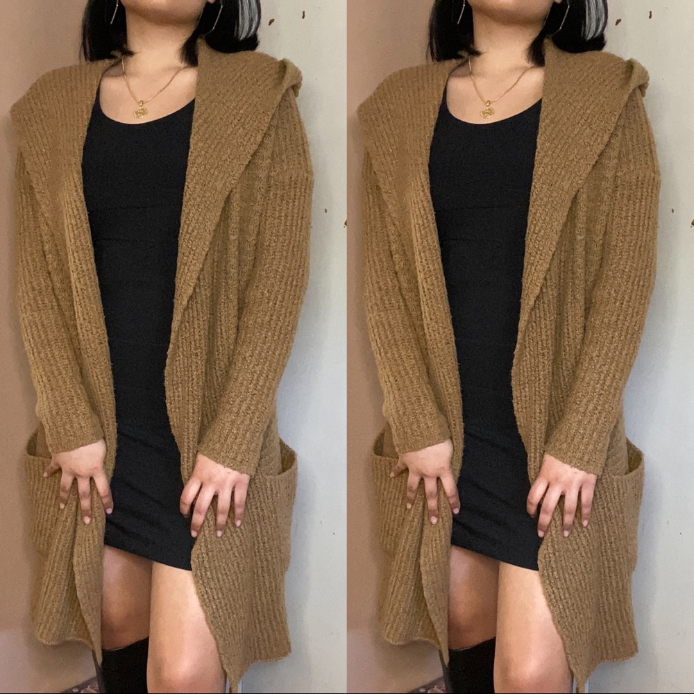 Brown Cozy Cardigan